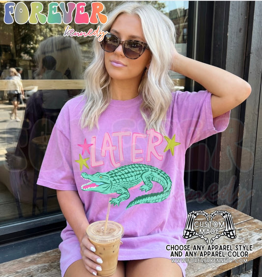 MADE TO ORDER APPAREL -  Later gator