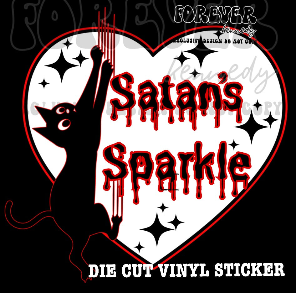 (RTS) Vinyl Sticker: EXCLUSIVE DESIGN Satan’s Sparkle