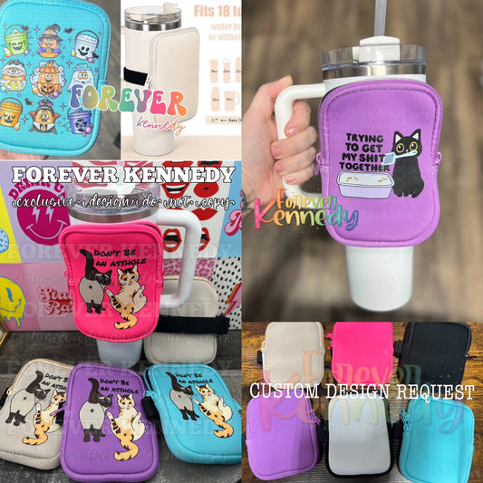 (MTO) Tumbler Bag with zipper: Custom design request