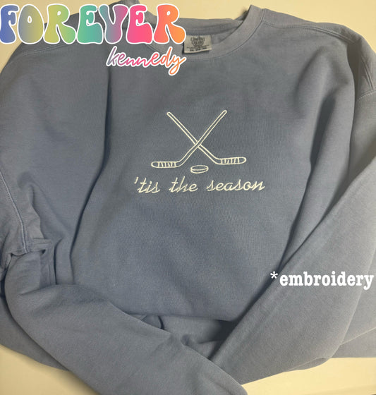 (PO APPAREL) * CHOOSE STYLE / COLOR: EMBROIDERY ‘tis the season