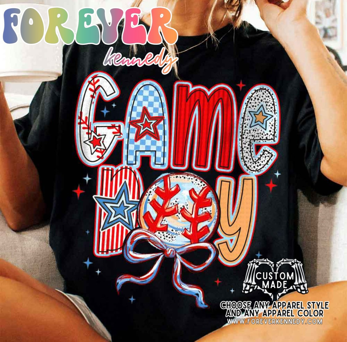 (MTO APPAREL) * CHOOSE STYLE: Game Day Baseball