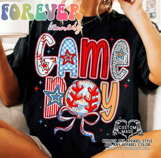 (MTO APPAREL) * CHOOSE STYLE: Game Day Baseball