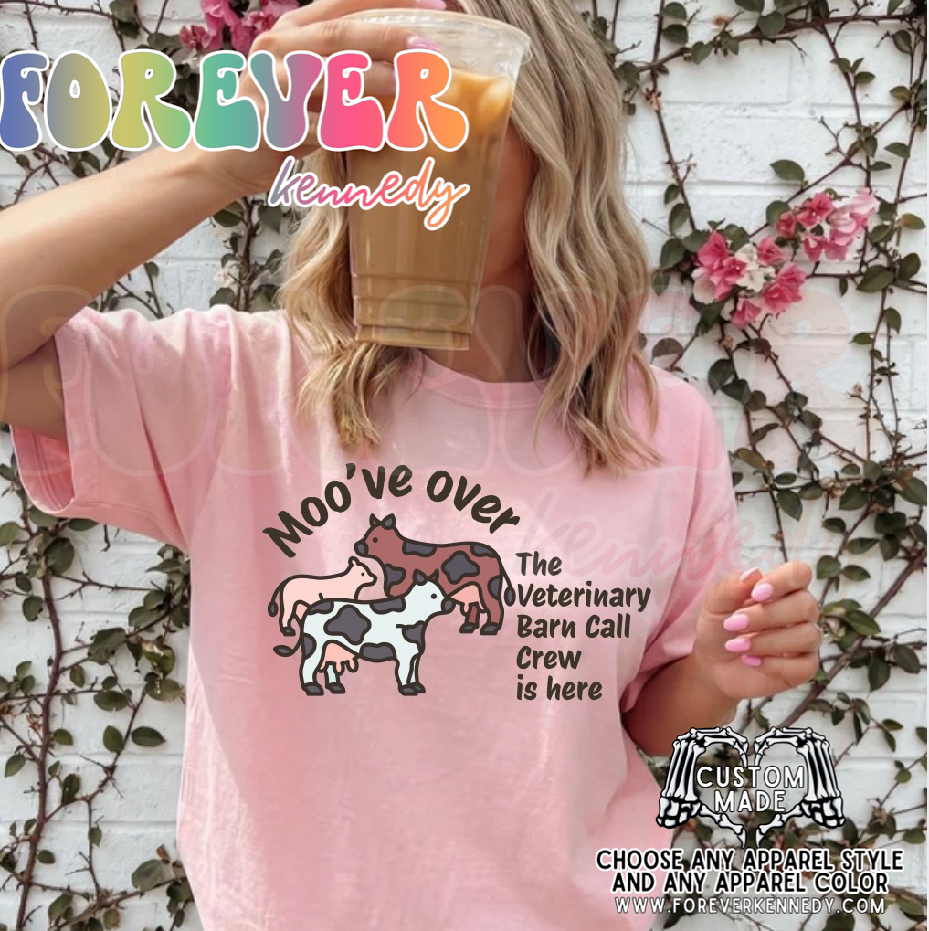 MADE TO ORDER APPAREL -  ORIGINAL DESIGN * Moo’ve Over