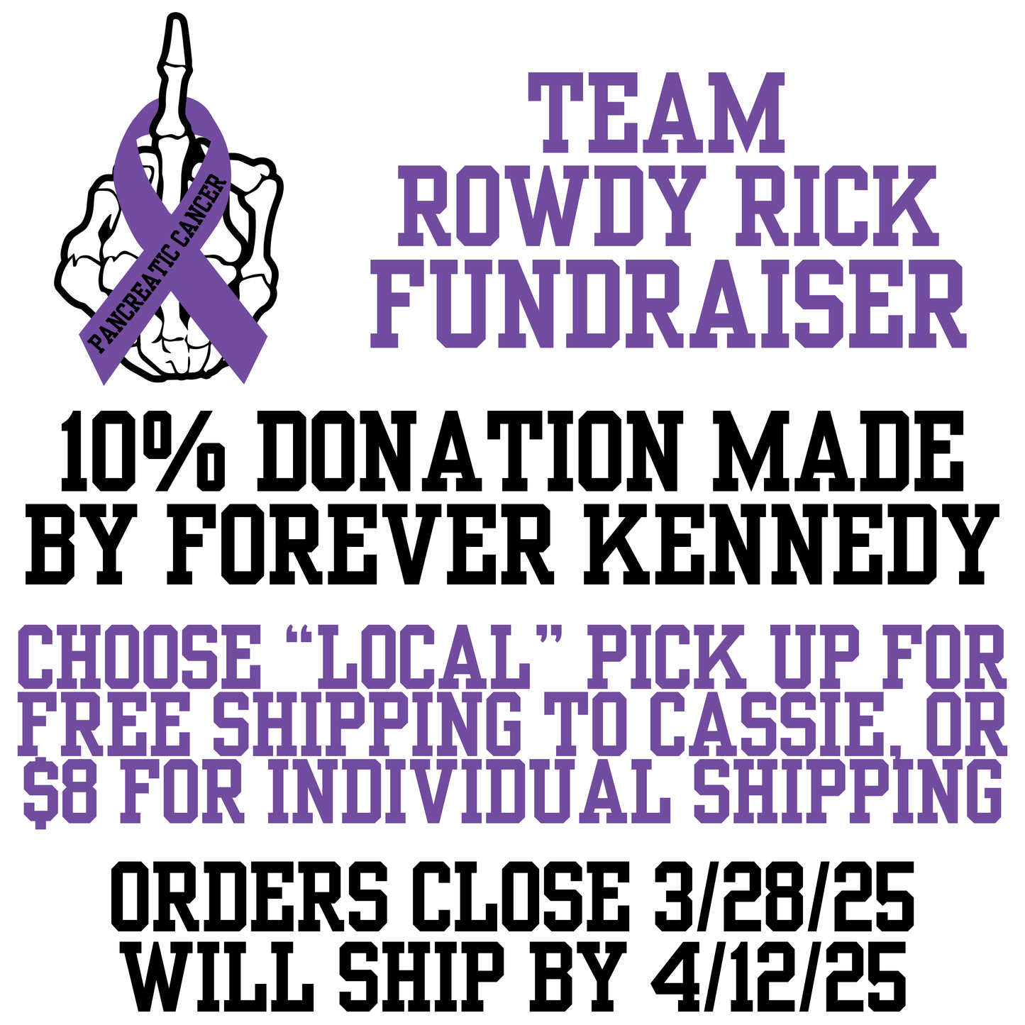 TEAM ROWDY RICK FUNDRAISER