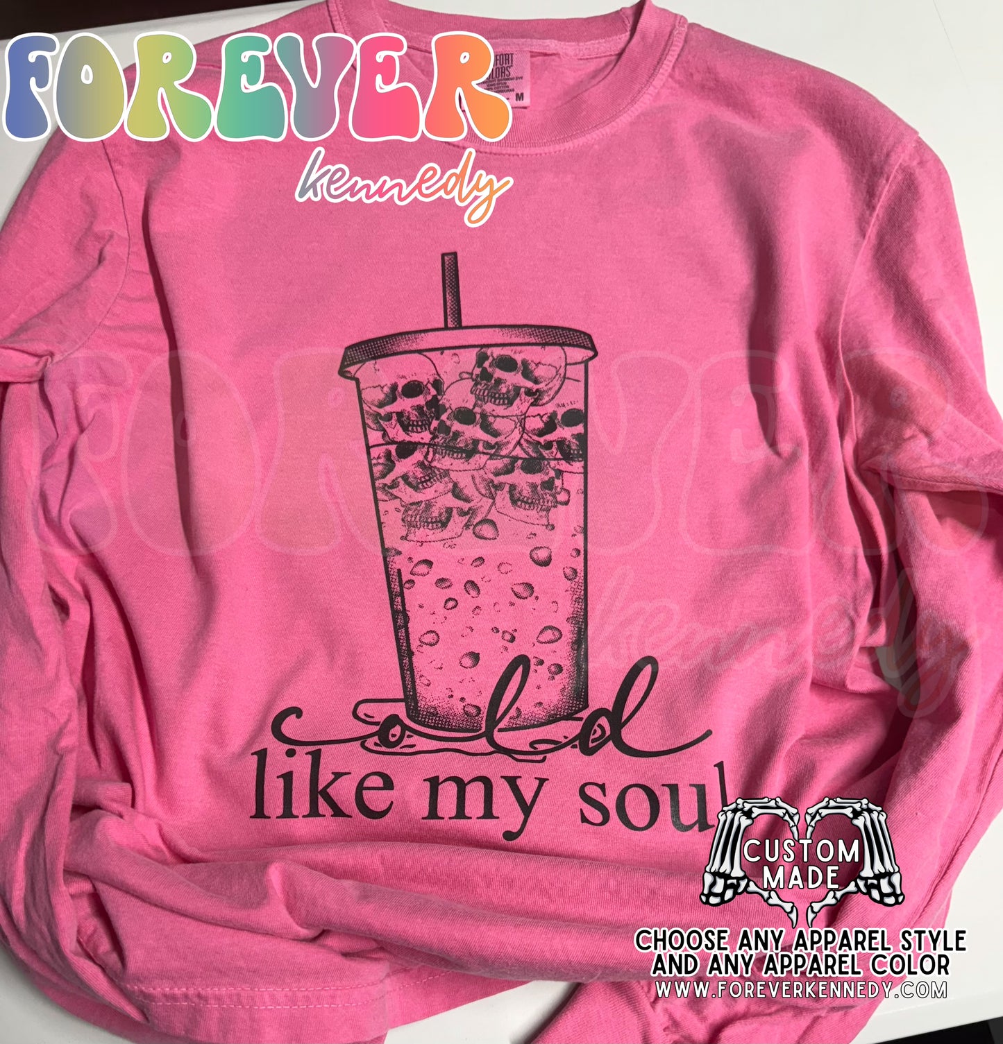 (MTO APPAREL) * CHOOSE STYLE / COLOR: LIMITED Cold like my soul *2