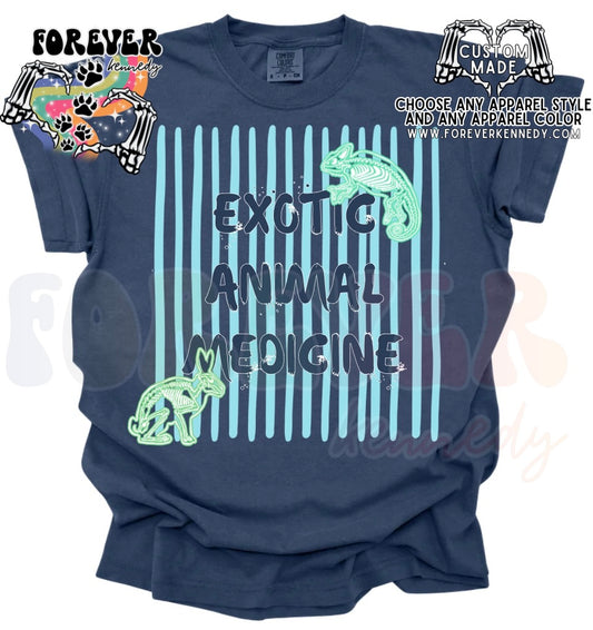 Comfort Colors Tee -  ORIGINAL DESIGN * Exotic Animal Medicine