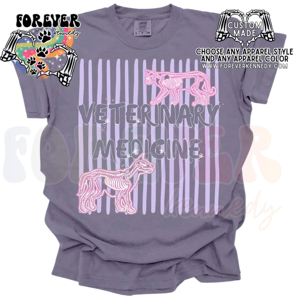 MADE TO ORDER APPAREL -  ORIGINAL DESIGN * Veterinary Medicine stripes
