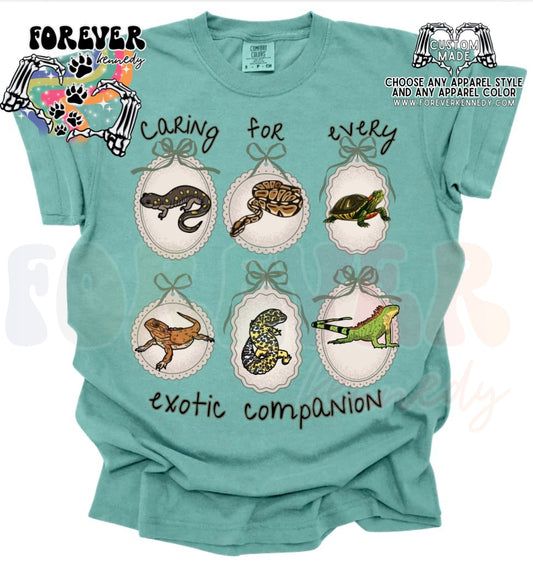 Comfort Colors Tee -  ORIGINAL DESIGN * Caring for every exotic companion