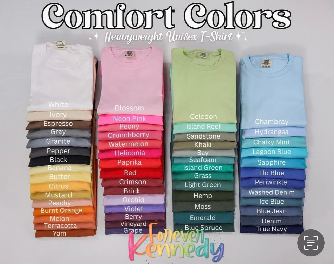 Apparel Upgrade- Comfort Colors 1717 – Forever Kennedy