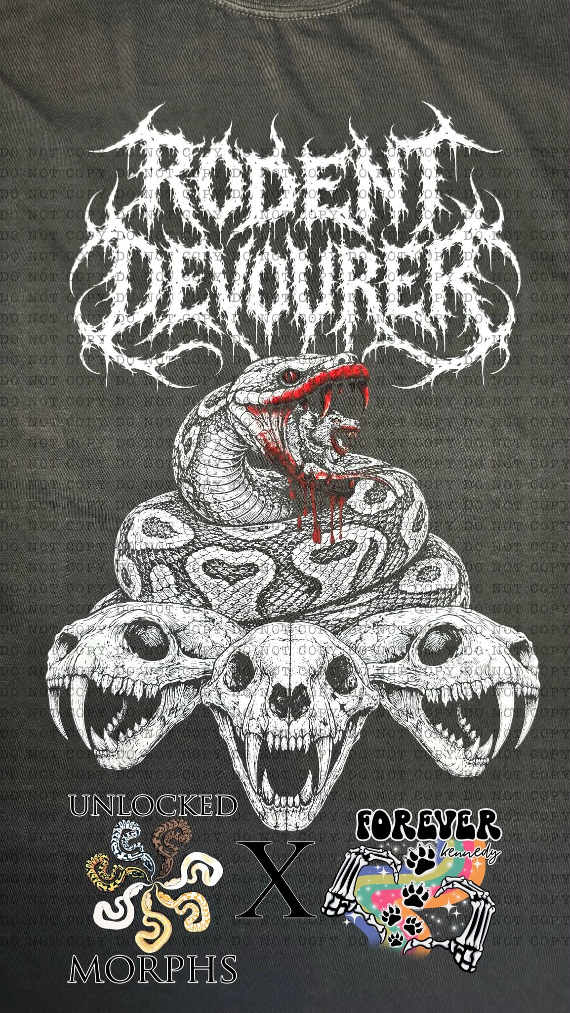 Comfort Colors Tee -  EXCLUSIVE DESIGN * Rodent Devourer (white design)