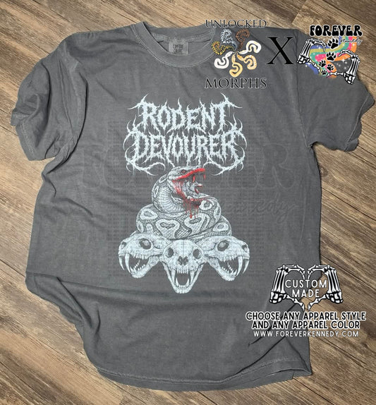 Comfort Colors Tee -  EXCLUSIVE DESIGN * Rodent Devourer (white design)