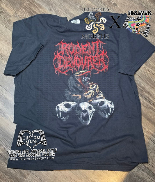 Comfort Colors Tee -  EXCLUSIVE DESIGN * Rodent Devourer (red design)