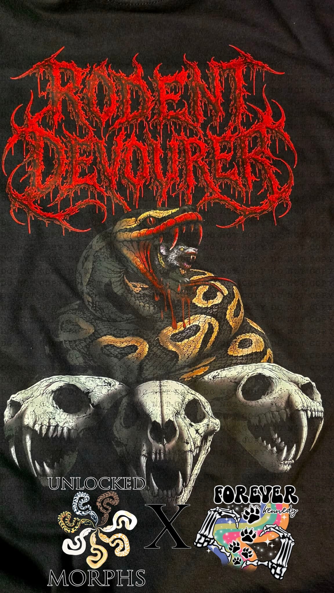 Comfort Colors Tee -  EXCLUSIVE DESIGN * Rodent Devourer (red design)