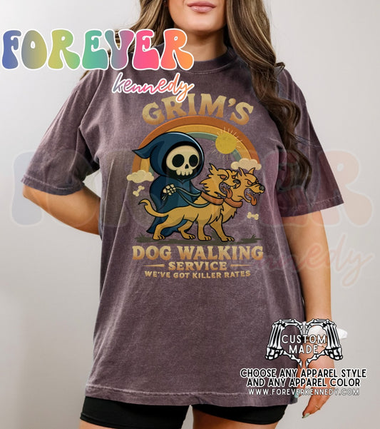 (MTO APPAREL) * CHOOSE STYLE / COLOR: Grim’s Dog Walking
