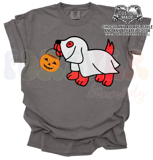 MADE TO ORDER APPAREL -  LIMITED DESIGN * Big Red Dog Halloween