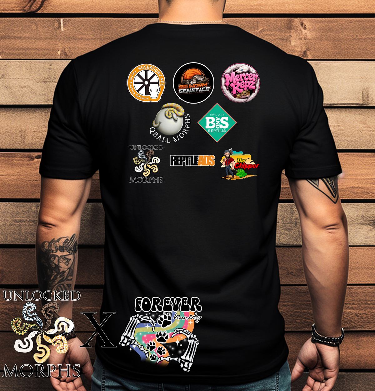 MADE TO ORDER APPAREL -  Rivens Forge Logo * (front and back)