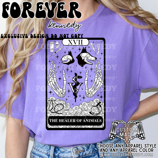 (MTO APPAREL) * CHOOSE STYLE: EXCLUSIVE DESIGN Healer of Animals / Veterinary Tarot