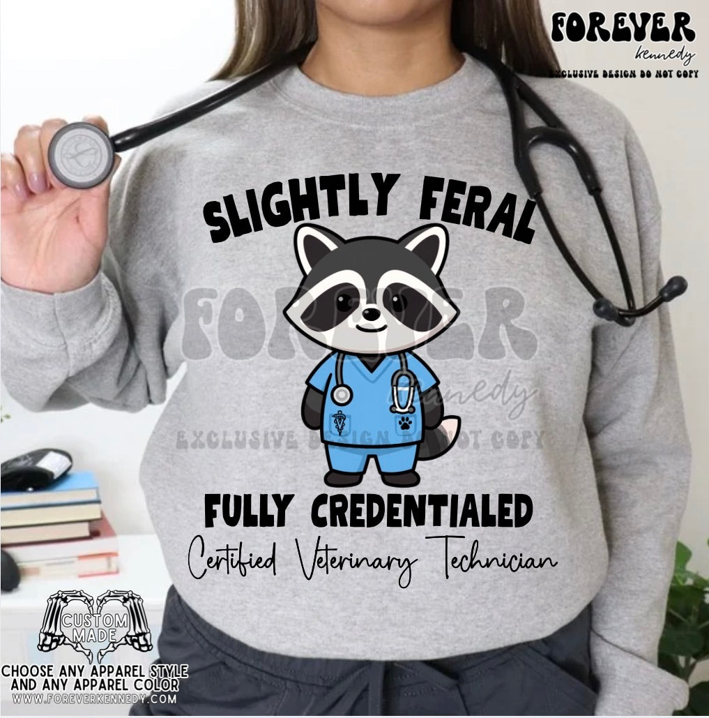 MADE TO ORDER APPAREL -  ORIGINAL DESIGN * Slightly feral fully credentialed *custom title*
