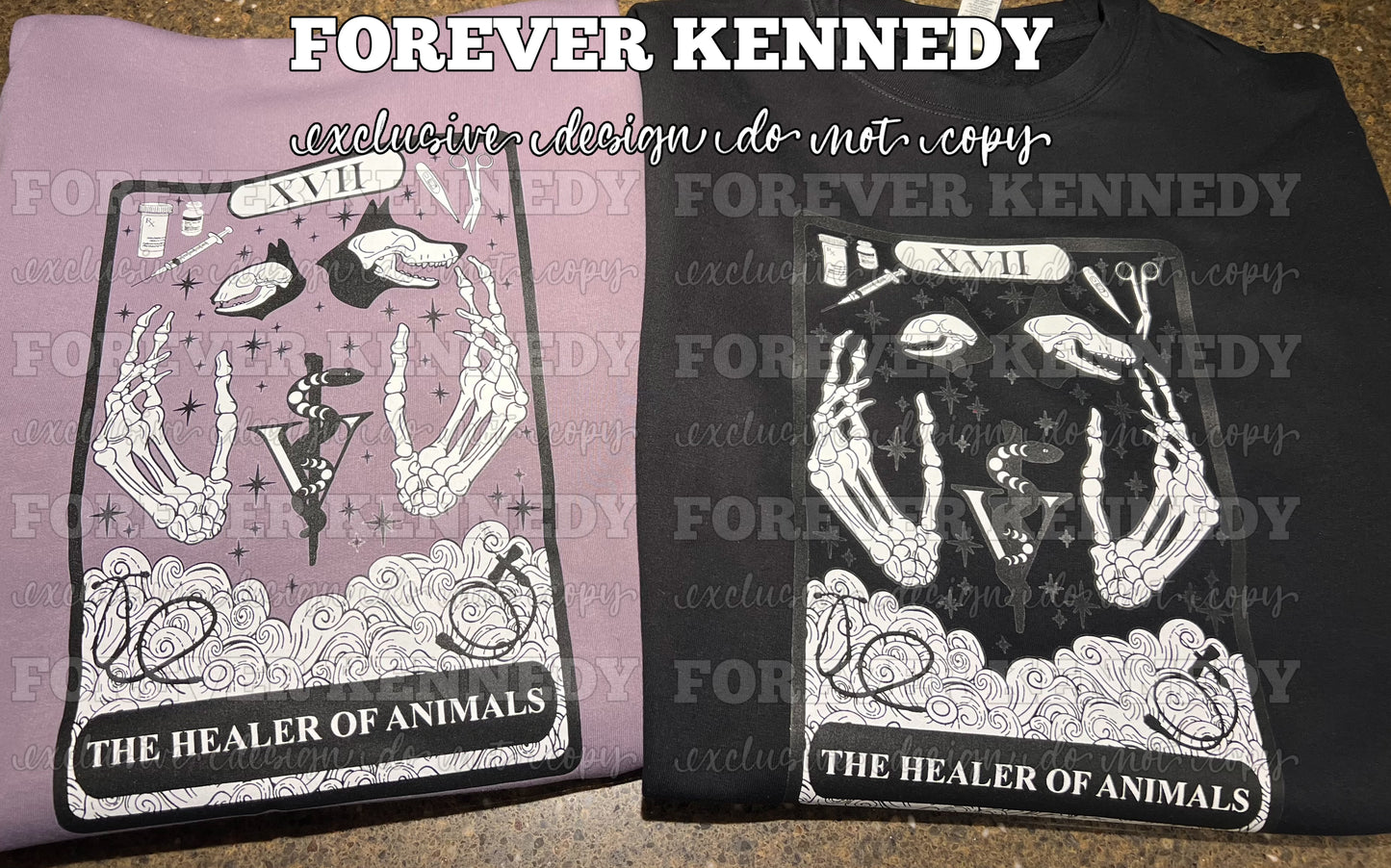 (MTO APPAREL) * CHOOSE STYLE: EXCLUSIVE DESIGN Healer of Animals / Veterinary Tarot