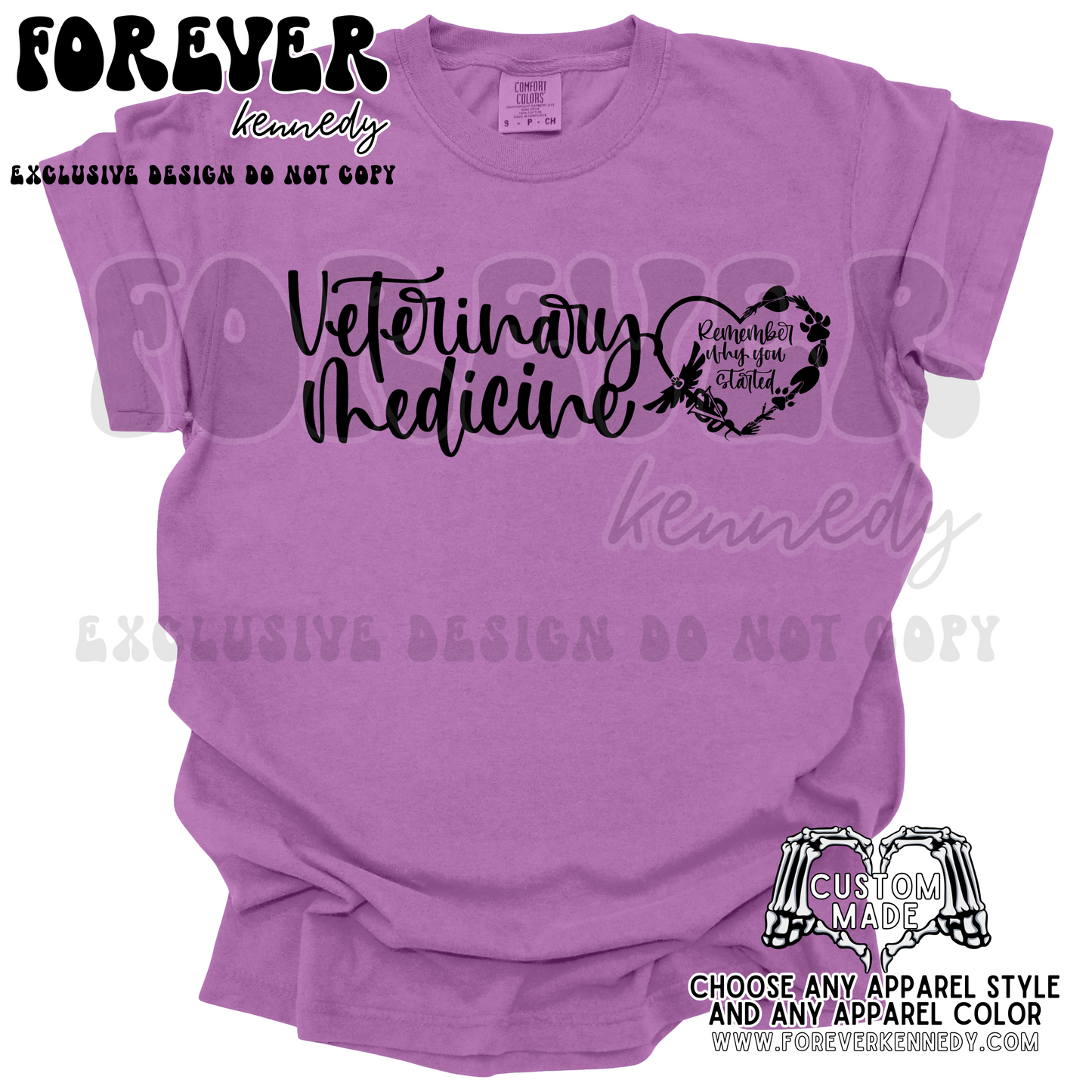 (MTO APPAREL) * CHOOSE STYLE: EXCLUSIVE DESIGN Veterinary Medicine 🖤