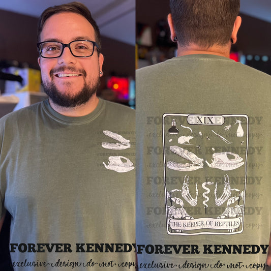 (MTO) EXCLUSIVE Pick your Apparel: (FRONT AND BACK) Keeper of Reptiles Tarot