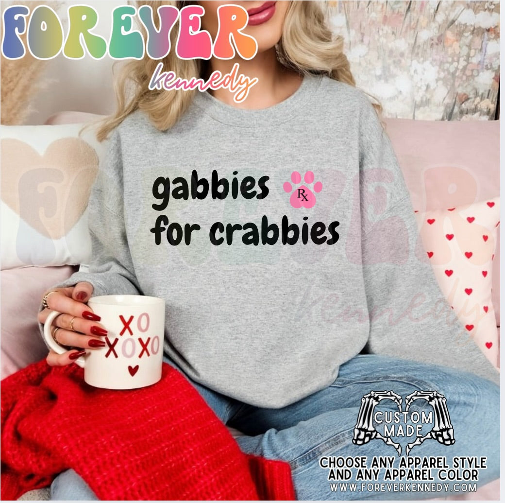 (MTO APPAREL) * CHOOSE STYLE / COLOR: Gabbies for crabbies