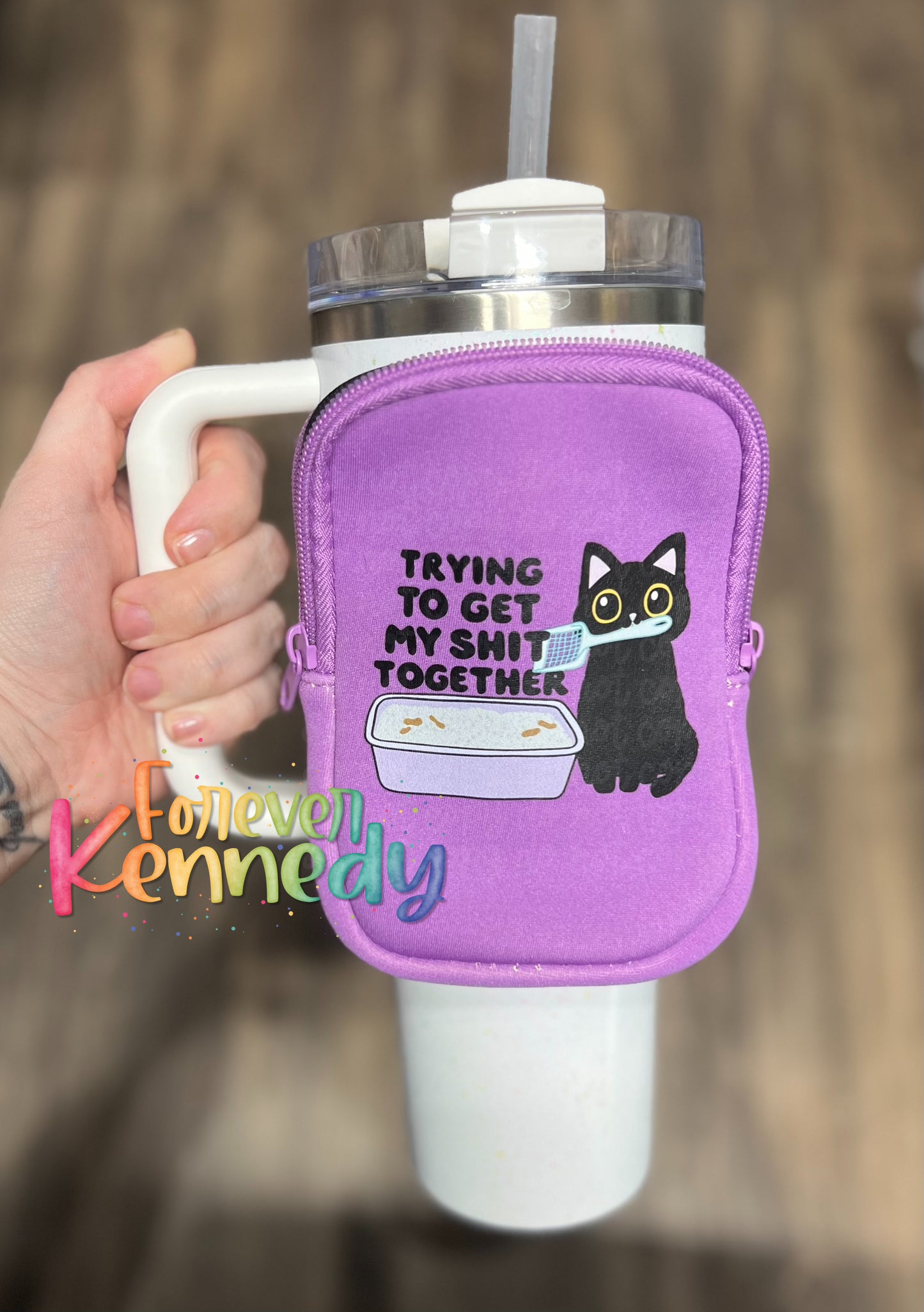 (MTO) Tumbler Bag with zipper: Custom design request