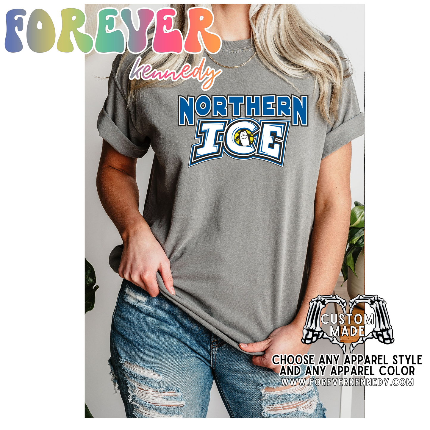 (MTO APPAREL) * CHOOSE STYLE / COLOR: Northern Ice Logo