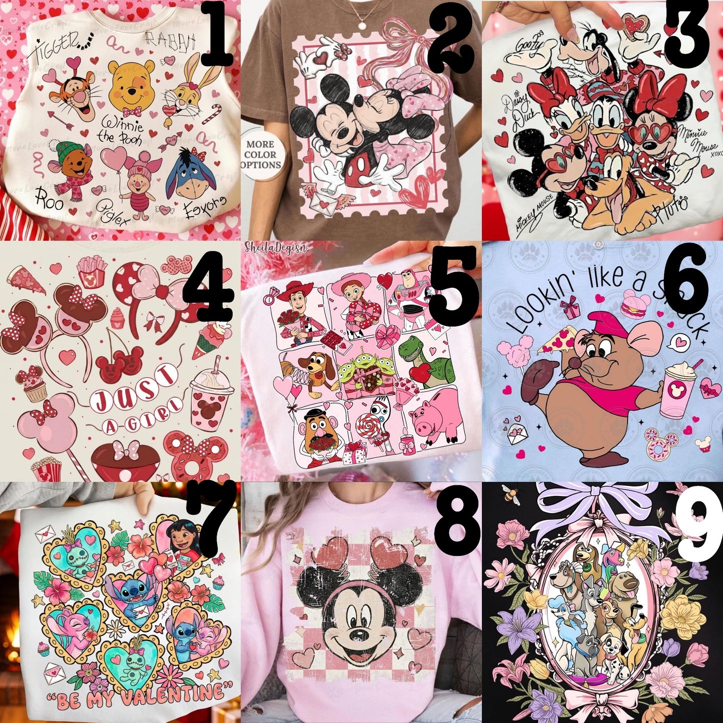 (MTO APPAREL) * CHOOSE STYLE / COLOR: LIMITED AVAILABILITY Magical Valentine’s *choose design*