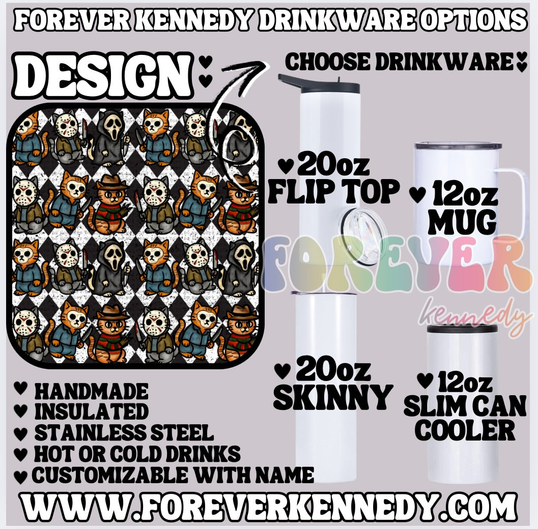 (MTO) CHOOSE DRINKWARE: Whiskers Club