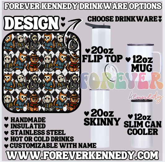 (MTO) CHOOSE DRINKWARE: Whiskers Club