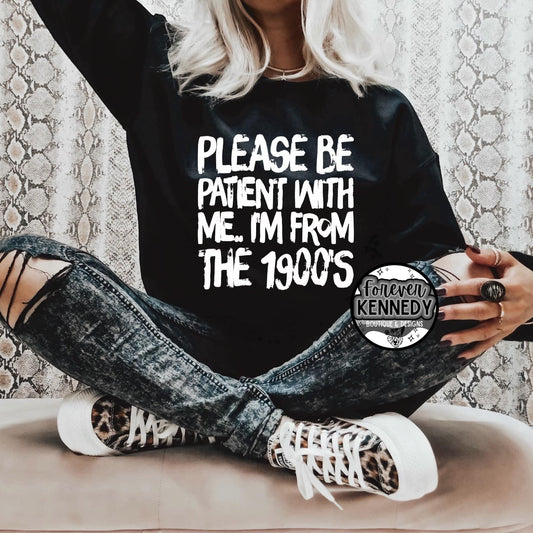 Made to Order (MTO) / Pick your Apparel: 1900s *white ink*