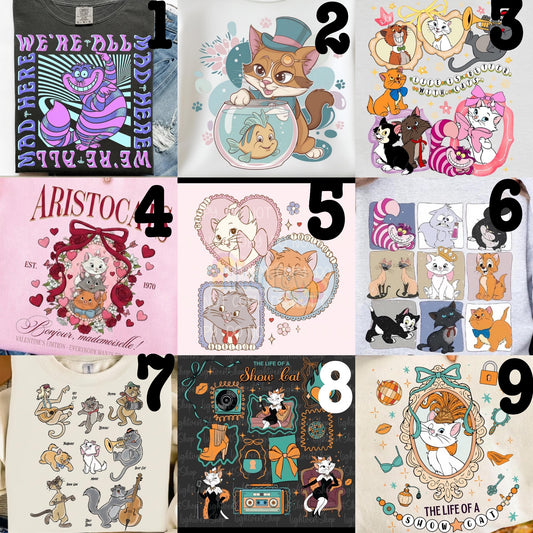 (MTO APPAREL) * CHOOSE STYLE / COLOR: LIMITED AVAILABILITY Magical Pets 1 *choose design*