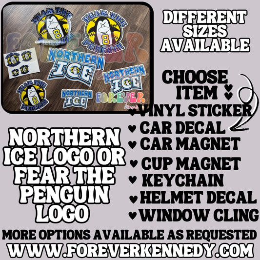 NORTHERN ICE LOGO ITEMS