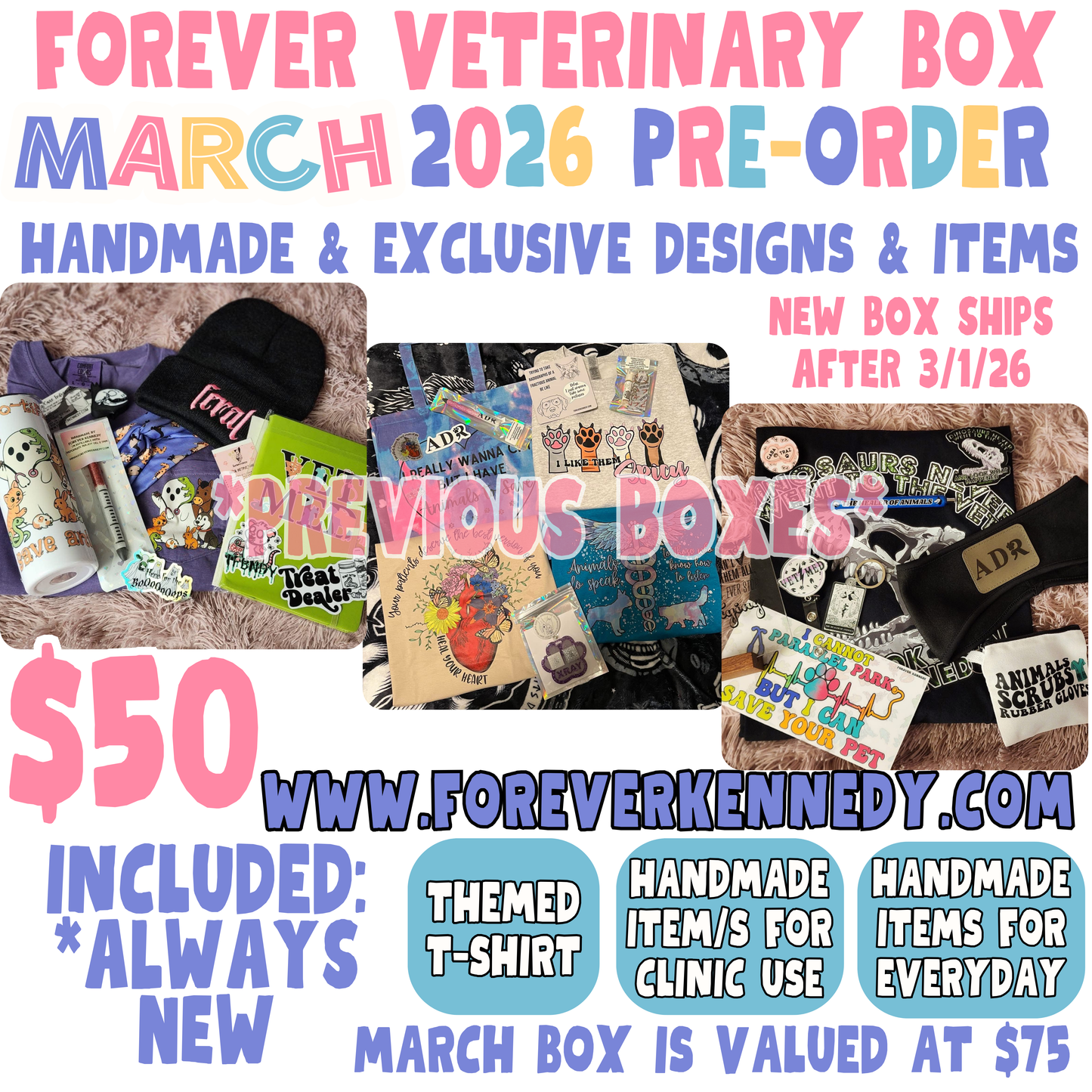 FOREVER VETERINARY - Exclusive & Curated Vet Box for Veterinary Medicine Professionals