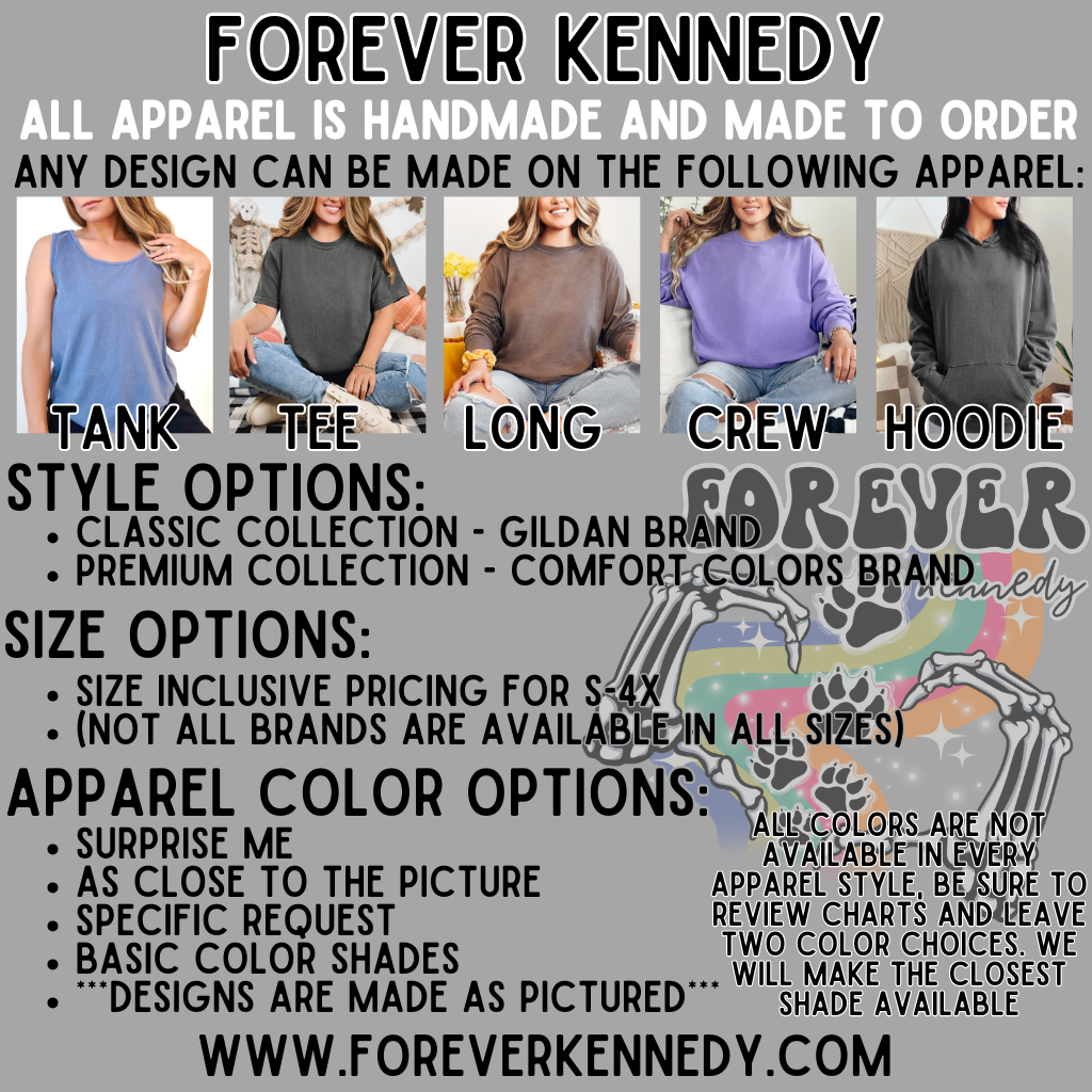 MADE TO ORDER APPAREL - Punch *choose your design*