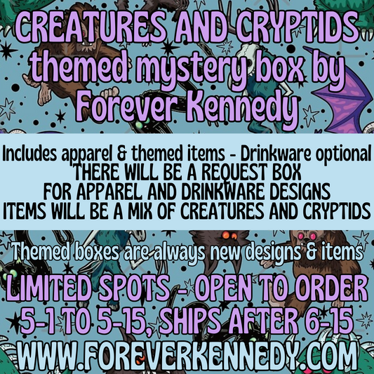 OPEN PRE-ORDER- Creatures and Cryptids Themed Mystery Box