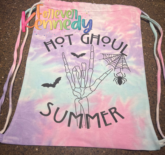 (MTO) Drawstring Bag: Summer / Hot ghoul