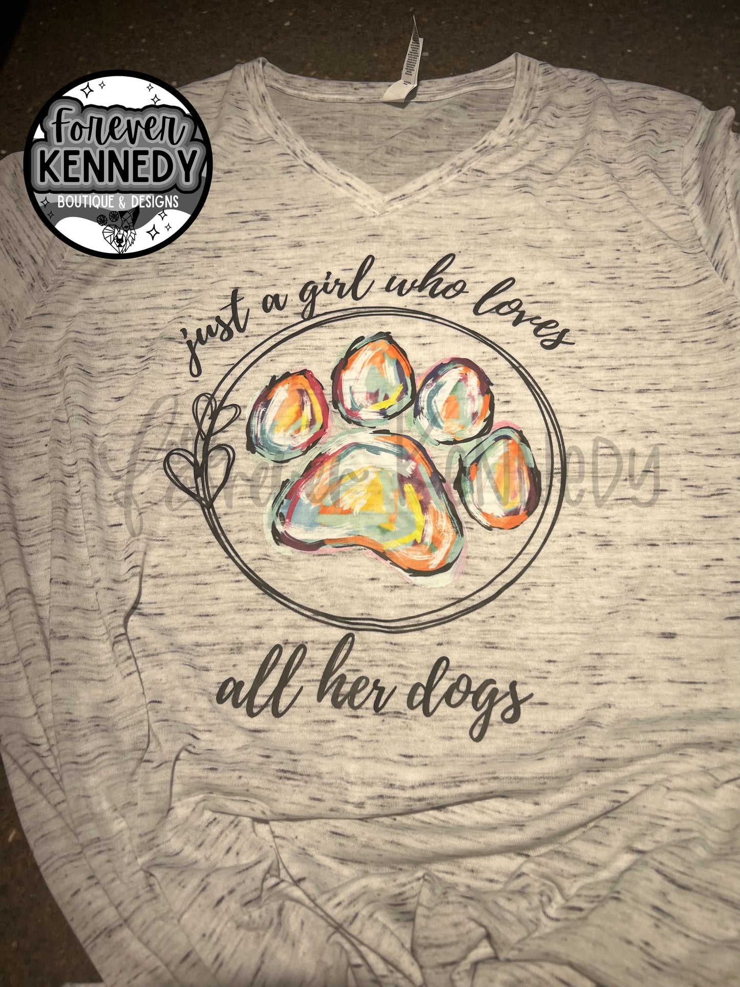 (MTO) Pick Your Apparel: Just a girl who loves her dogs