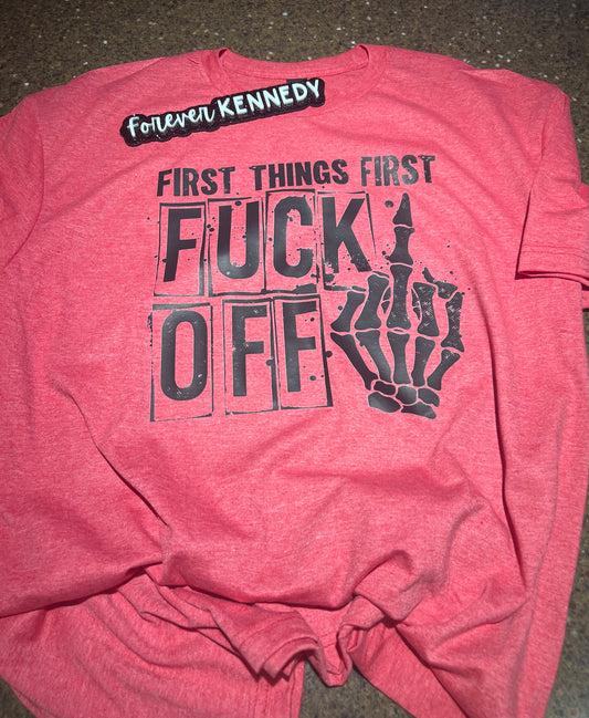 (MTO) Pick Your Apparel: Sweary / First things first