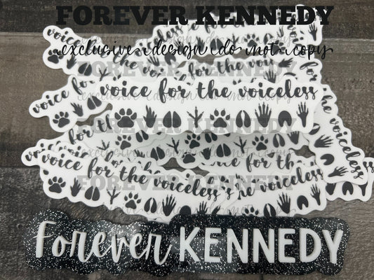 (RTS) Vinyl Sticker: EXCLUSIVE / Voice for the Voiceless