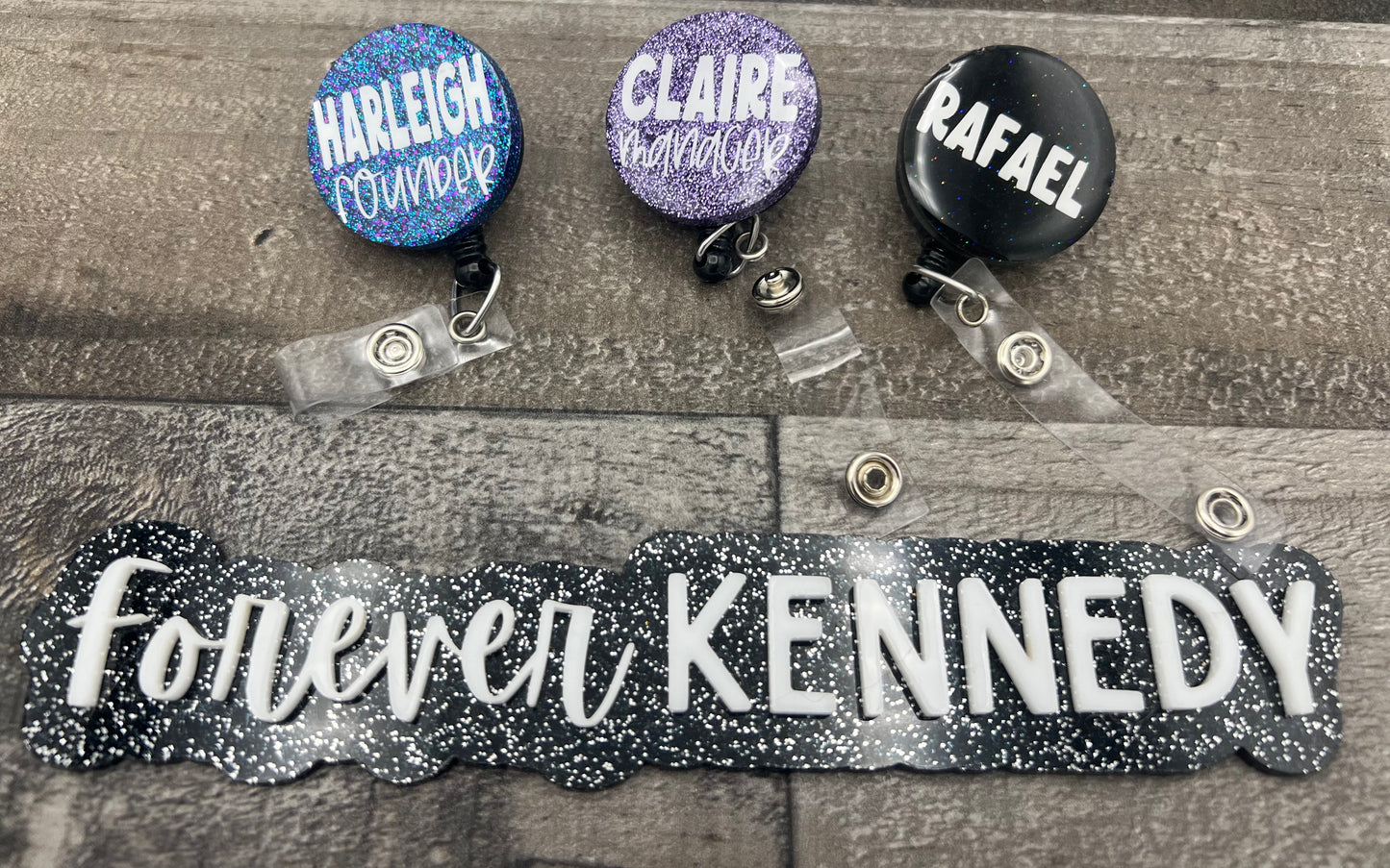 (PO) Epoxy Badge Reel: Custom Name / Title