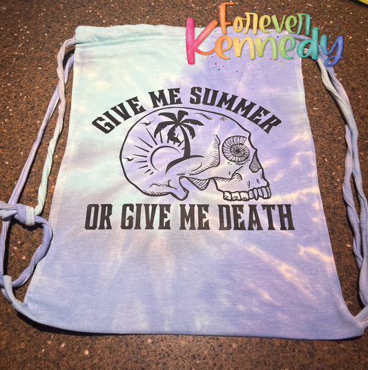 (MTO) Drawstring Bag: Summer / Give me summer
