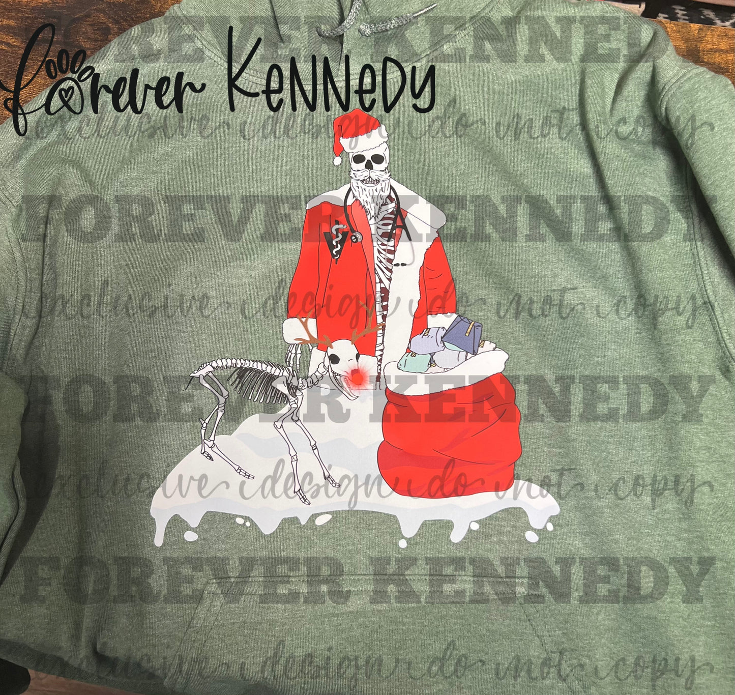 (MTO) EXCLUSIVE / Pick your Apparel:  Spooky Santa / Vet Med