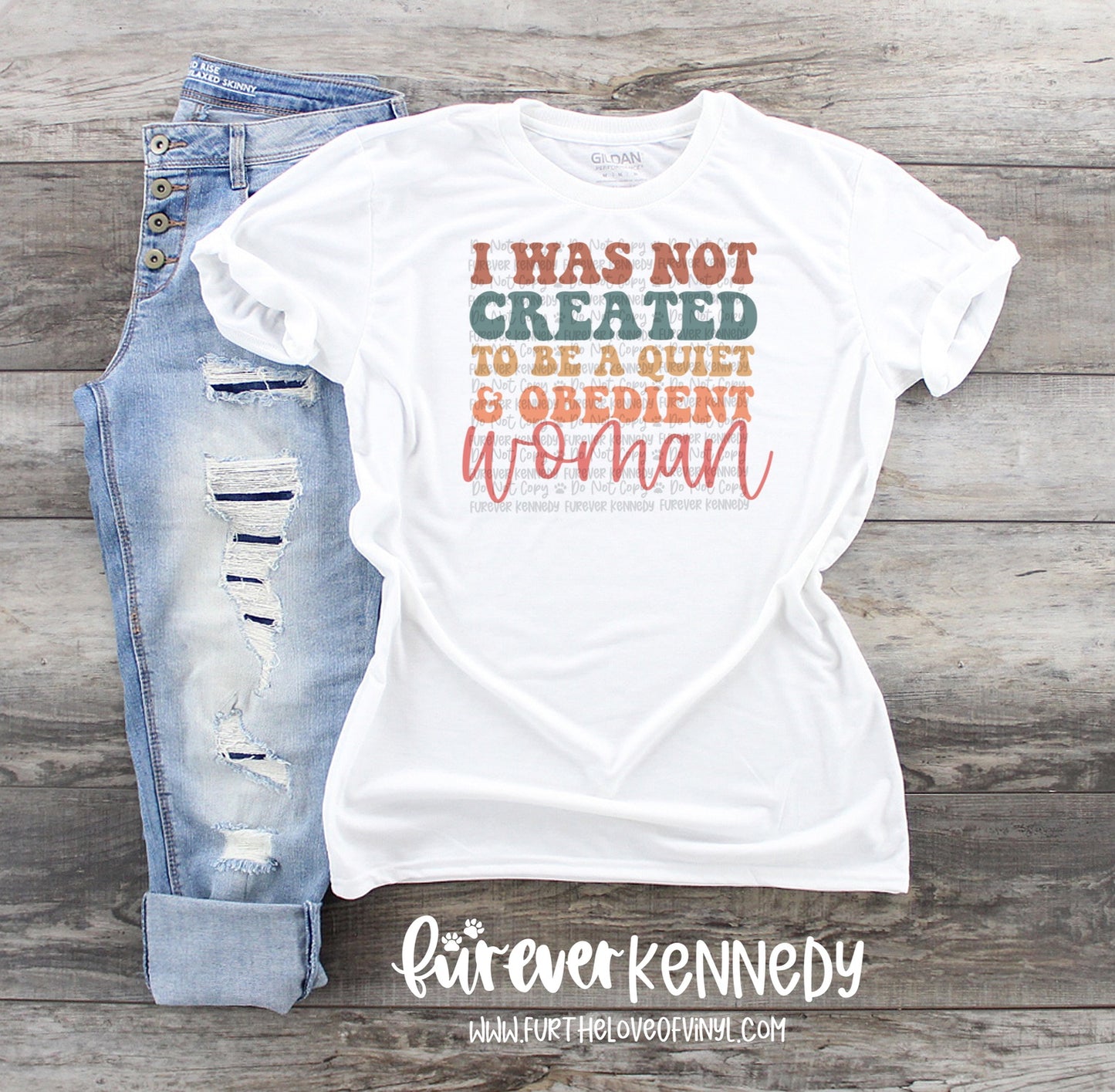 (MTO) Pick your Apparel: I was not created to be quiet (colorful)
