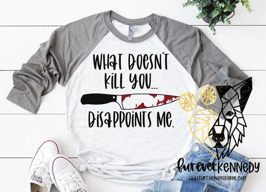 (MTO) Apparel: What doesn’t kill you disappoints me