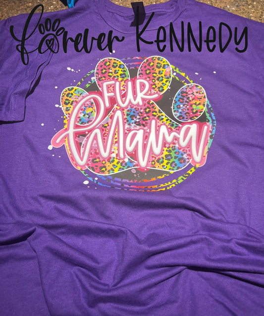 (MTO) Pick your Apparel: Fur Mama (Colorful Cheetah)
