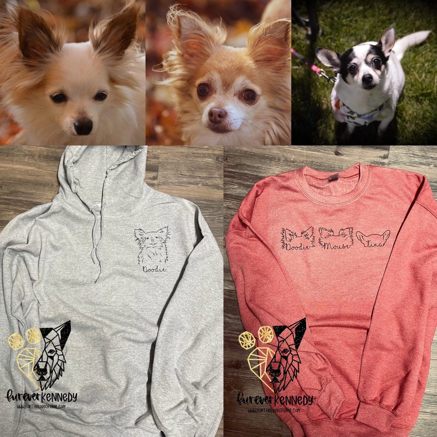 (PO) Custom Pet Portrait Line Art