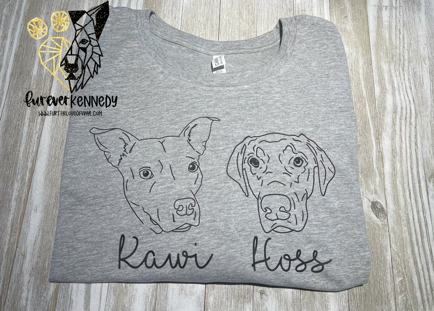 (PO) Custom Pet Portrait Line Art
