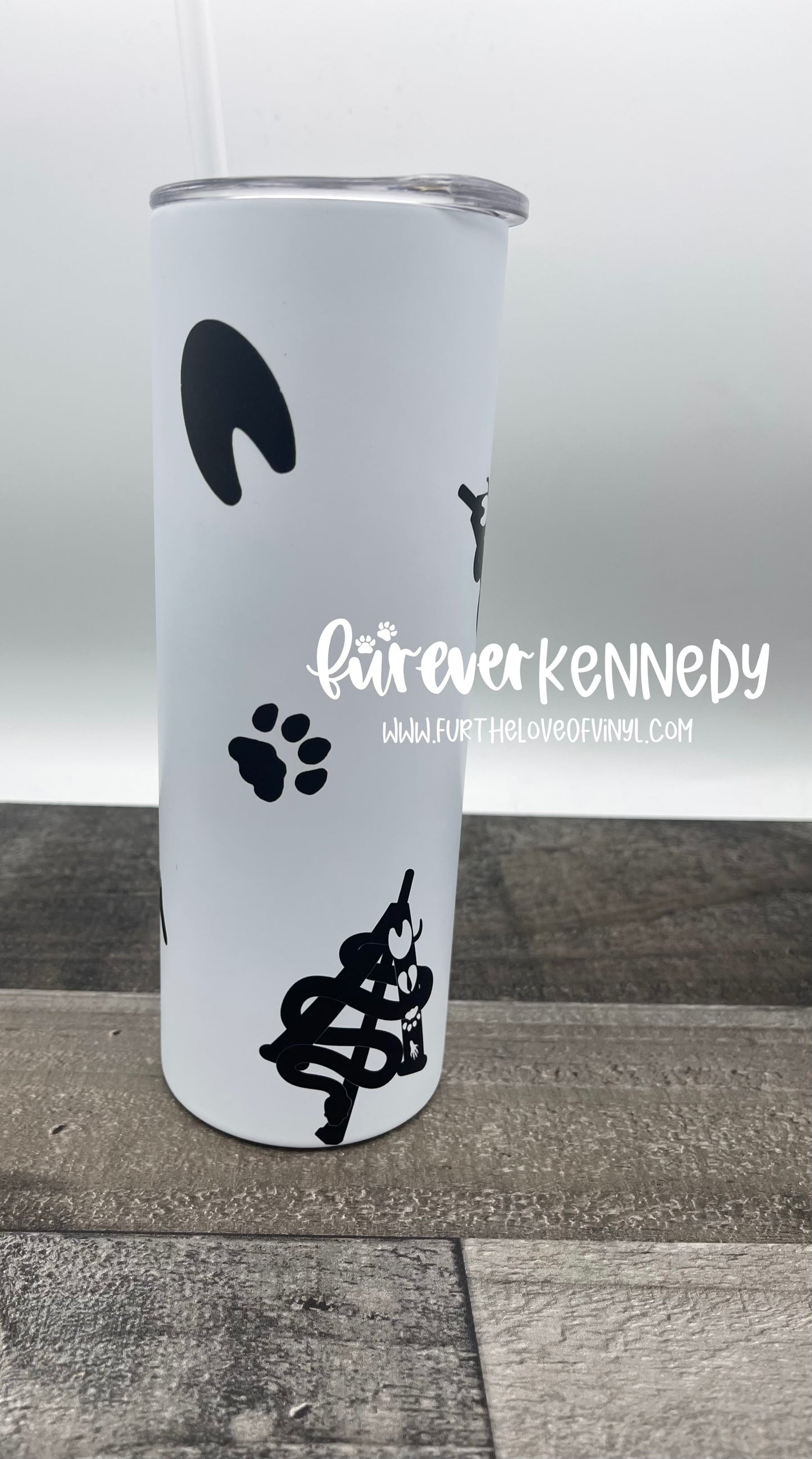 (MTO) Sub Tumbler: Veterinary Caduceus and Tracks